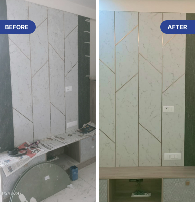 Tap image before and after
